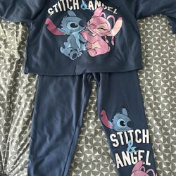 Stitch 2 Pieces Hoodie And Pants 