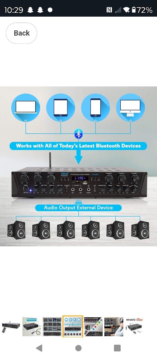 Pyle Home Theater System 6 Ch 600 Watt New