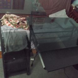 Glass Desk