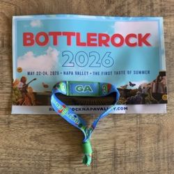 Bottlerock 2026 3 Day GA Pass