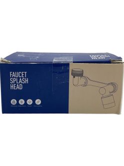 Faucet splash head rotation switching- New in box