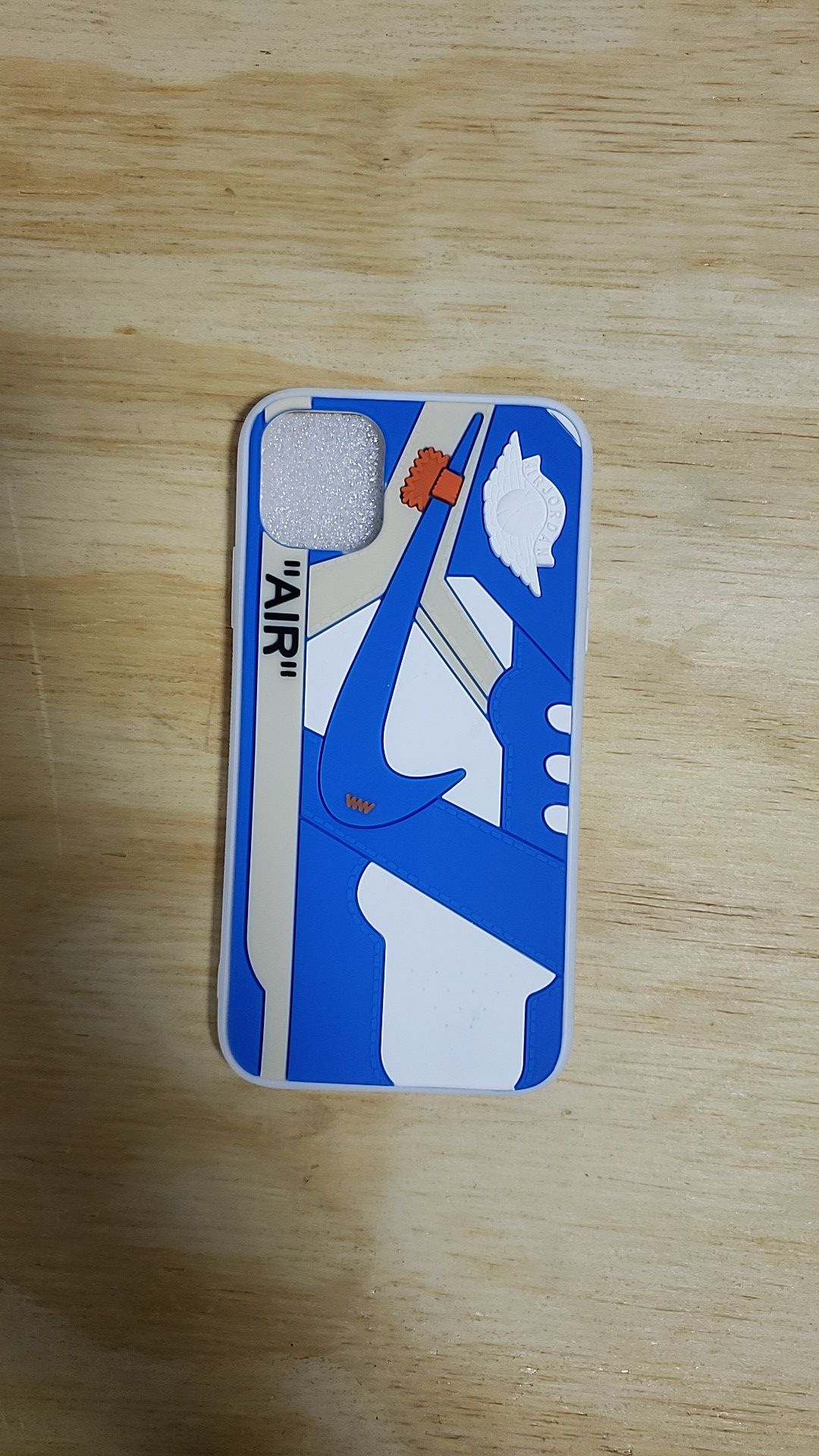 Off White Jordan 1 Case Cover Protective For iPhone 11. Blue