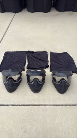 Old paintball masks