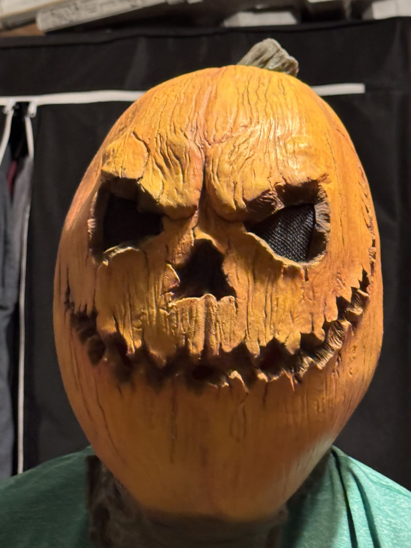 Realistic Pumpkin Head Mask β Adult Size β Halloween Costume