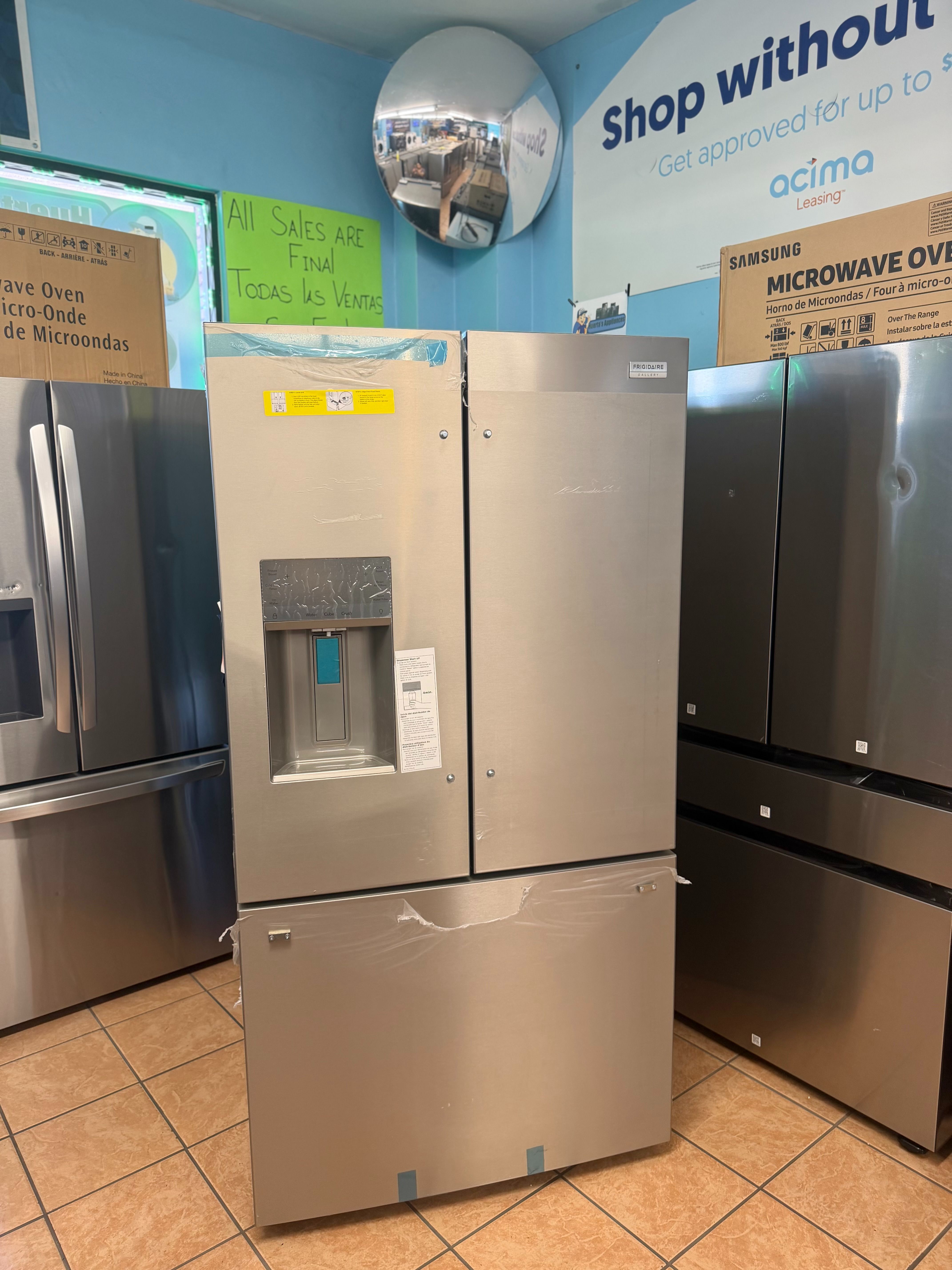 Frigidaire Gallery 36β wide 28 Cu. Ft. Standard Depth French Door Refrigerator in Smudge proof stainless steel