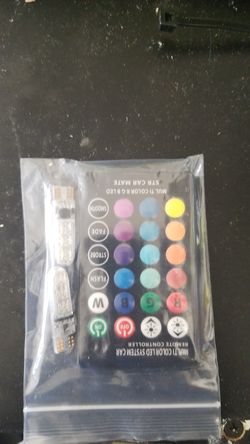 Led multi color side or door lights come with pigtail so can put anywhere