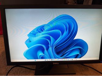 22” Dell display with HDMI cable and power cord