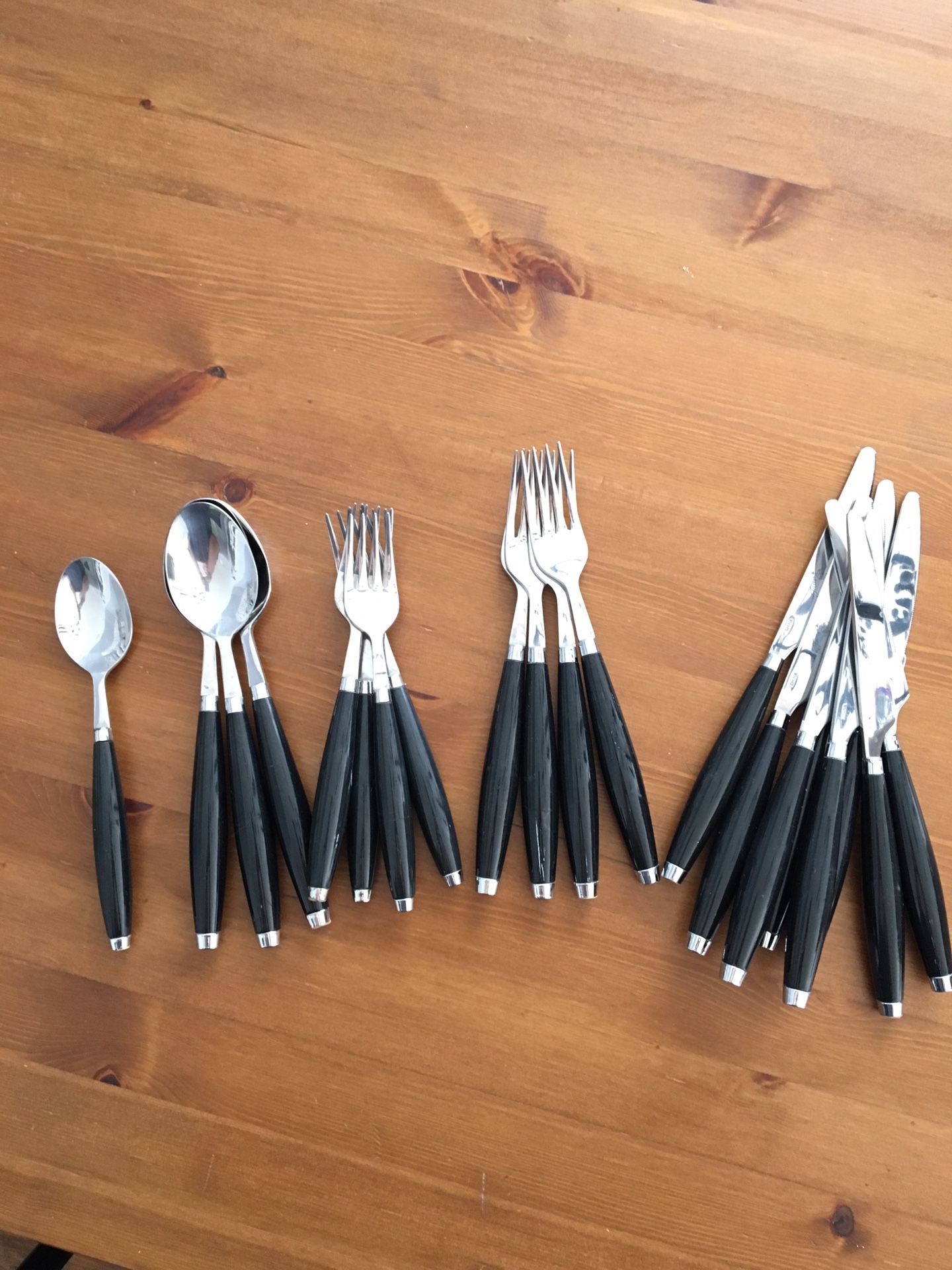 Fiestaware Flatware Utensils Cutlery Black Fiesta Ware Dinner Ware