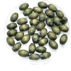 Olive Wooden Beads 