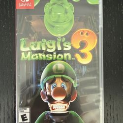 Nintendo switch Lugis mansion 3 