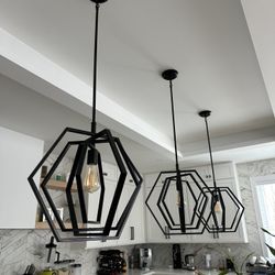 3 Hanging Pendants. Like New