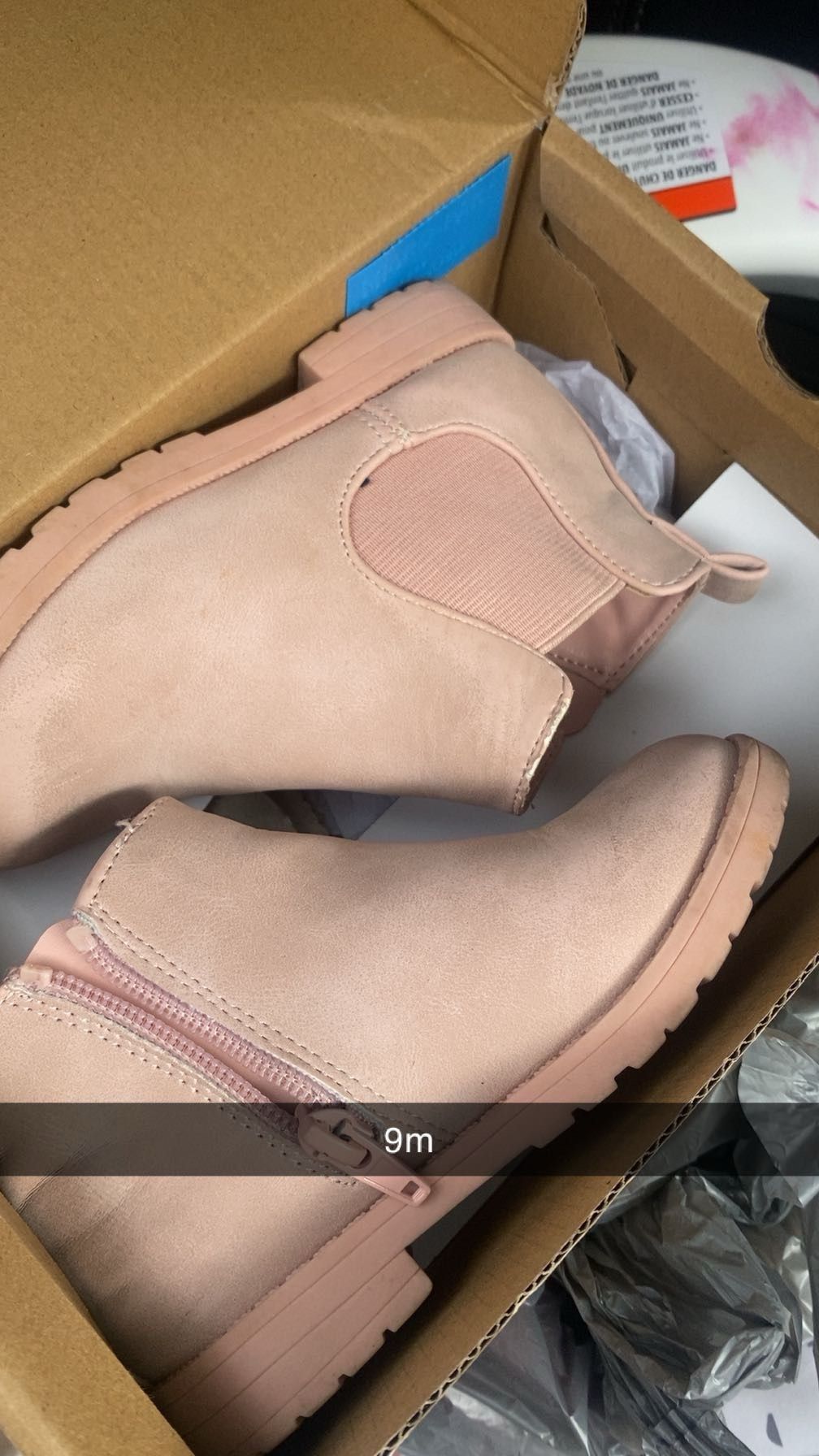 Sugar Pink Boots Size 9m Toddler Girl