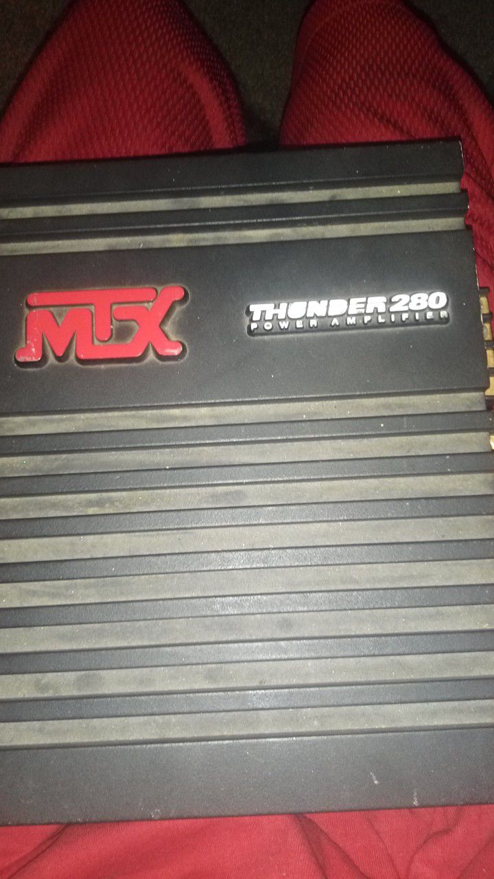 Mtx thunder 280 power amplifier