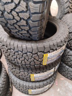New set of tires 33 1250 22 Lt lion xt