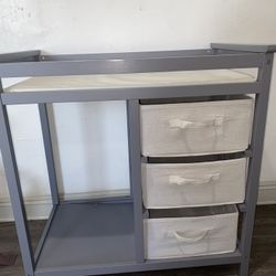 Badger Basket Modern Changing Table & Hamper