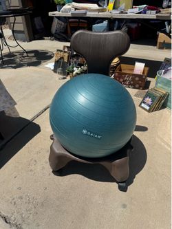 Yoga ball chair