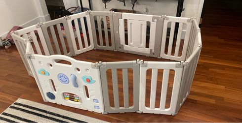 14 panel baby playpen
