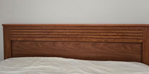 Queen headboard and rails