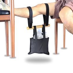 Knee Extension Recovery Device, Leg Weight Training and Physical Therapy Strap System
