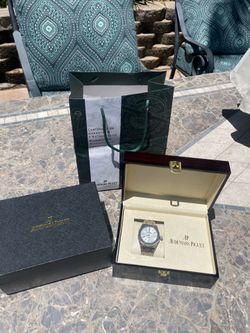 AP Watch Silver and White
