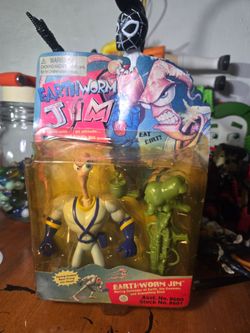 1994 Playmates Toys Earthworm Jim action figure