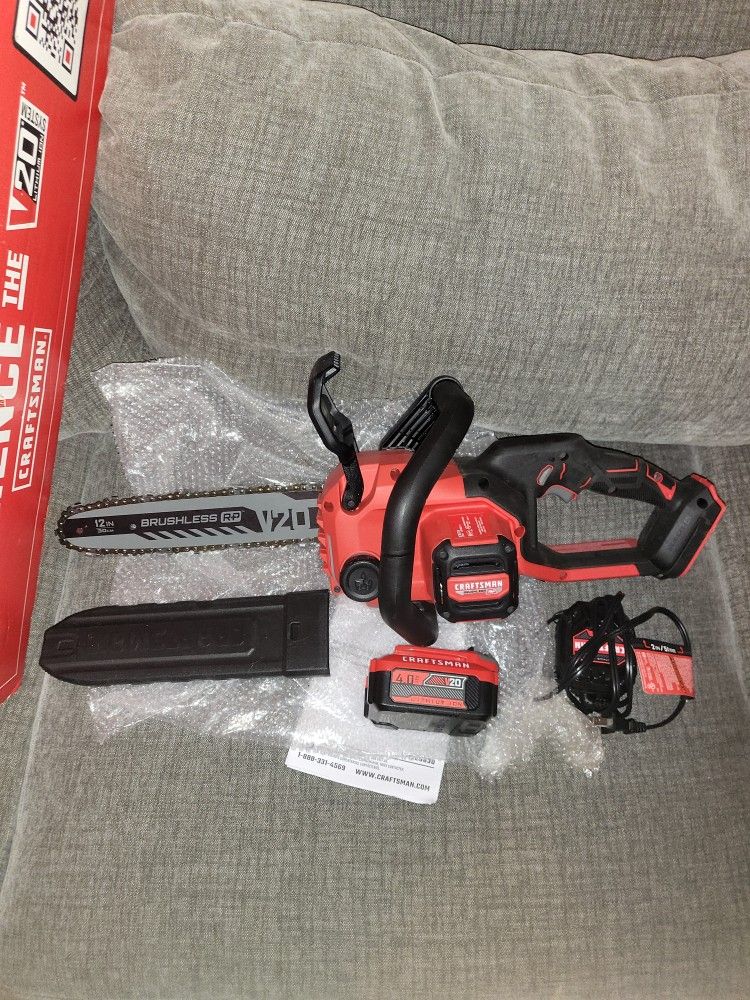 Brushless Rp 12 In Chainsaw Kit New