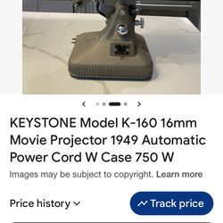movie projector keystone