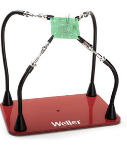 Weller Helping Hands with 4 Magnetic Arms + Weller Soldering Work Station Mat Size Large