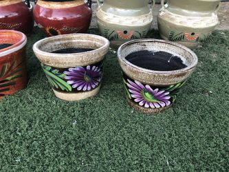 Clay pots