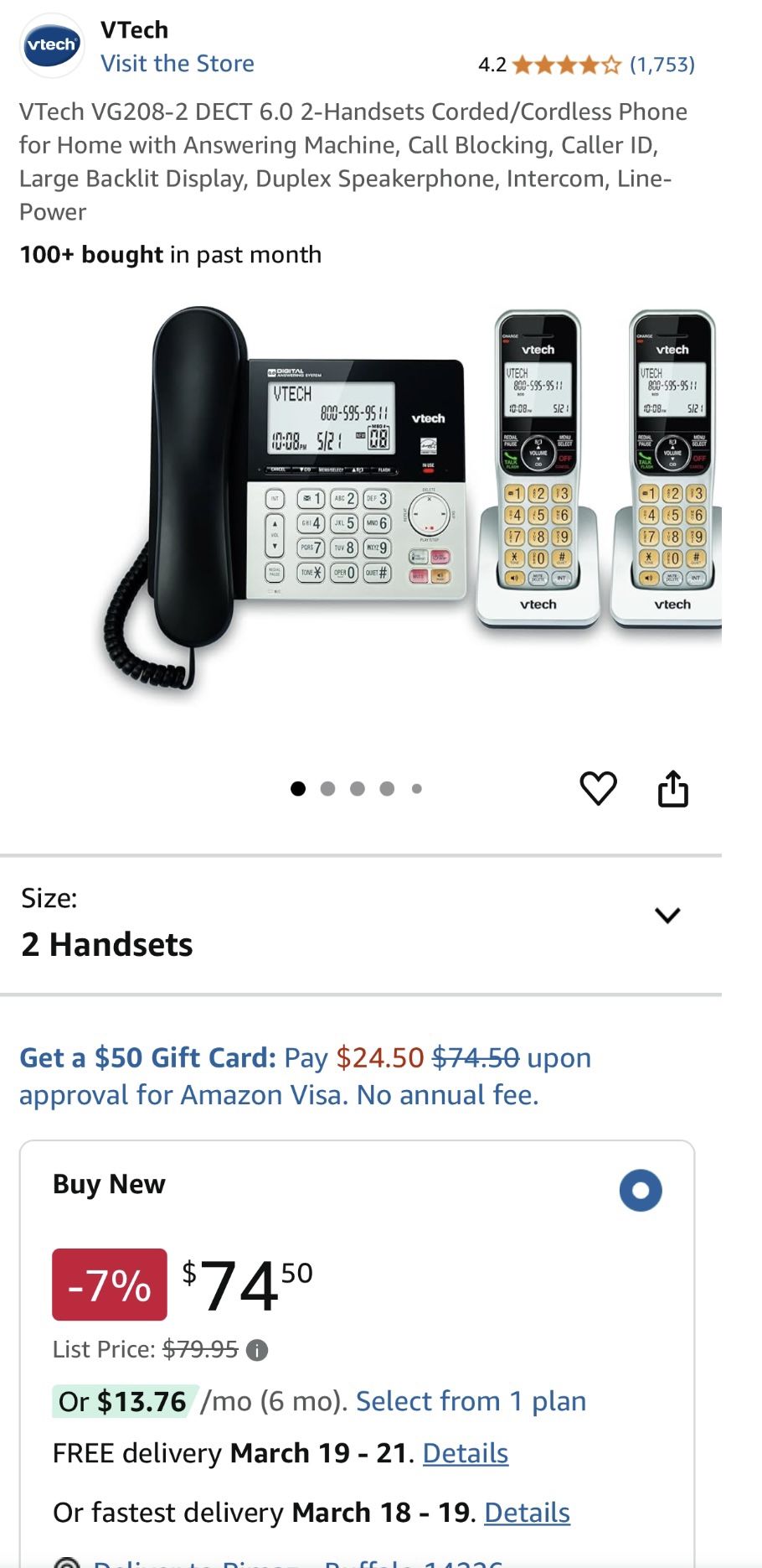 Corded/cordless Telephone