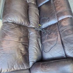 Leather Sofa 