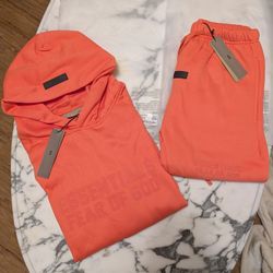 Essentials Sweat Pants And Hoodie Combo Sizes Smalls And Medium