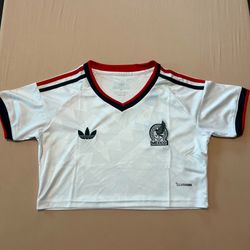 2026 white mexico crop jersey size Small