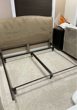 King Bed Headboard and metal frame…