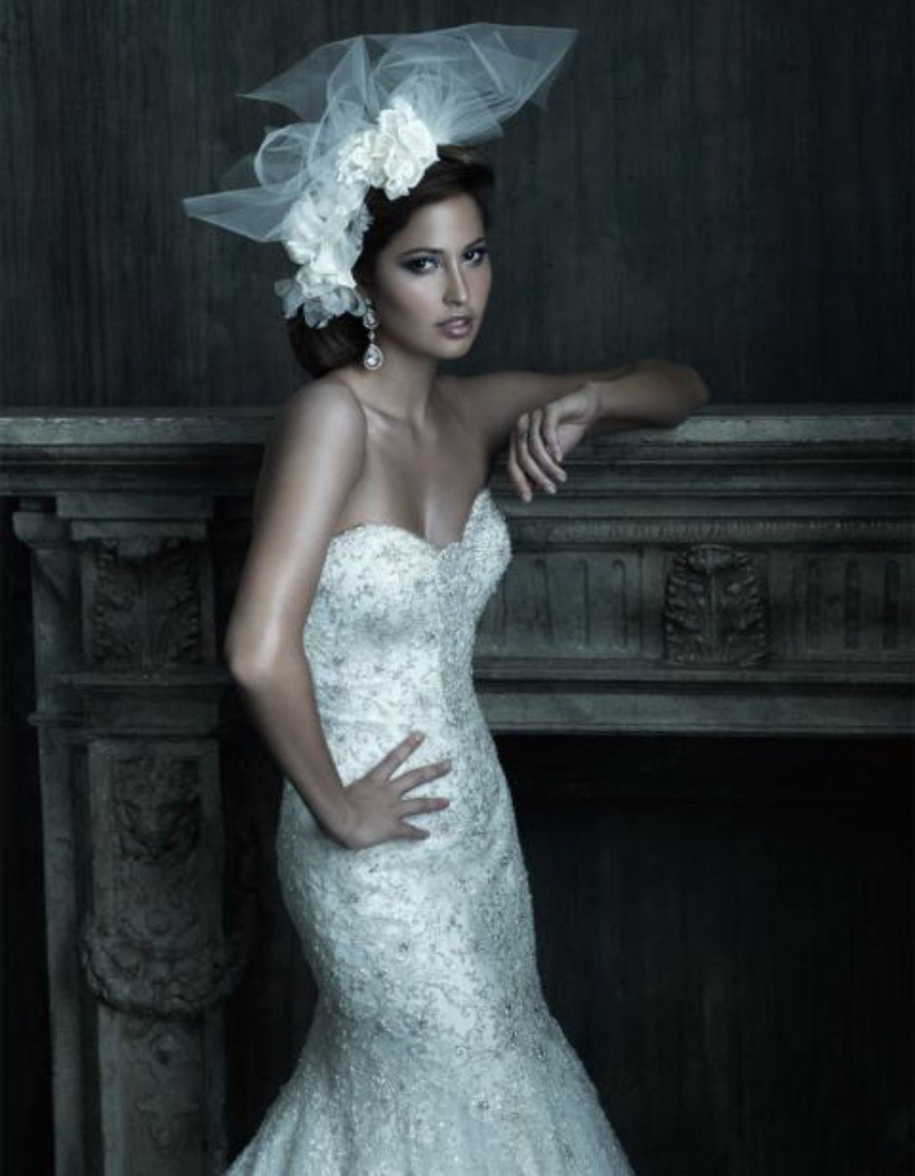 Allure Bridal Wedding Dress Mermaid Style Size 12