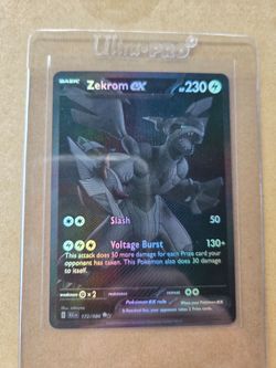 Pokemon zekrom ex #172 trade and cash on top