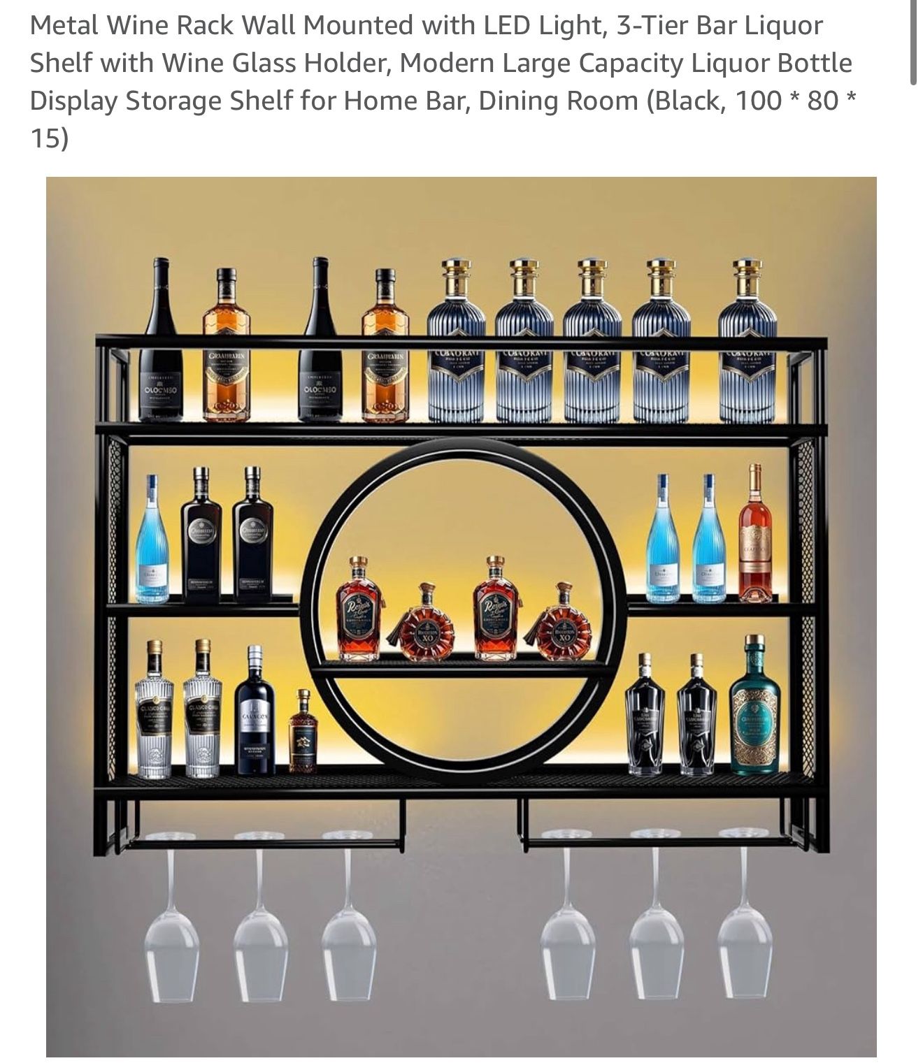 New In Box Metal Bottle Rack