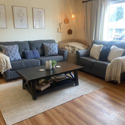 Coffee Table And Matching End Tables