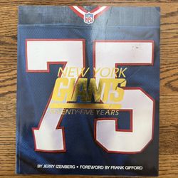 New York Giants: 75 Years by Jerry Izenberg, 1999 1st Print Time Life