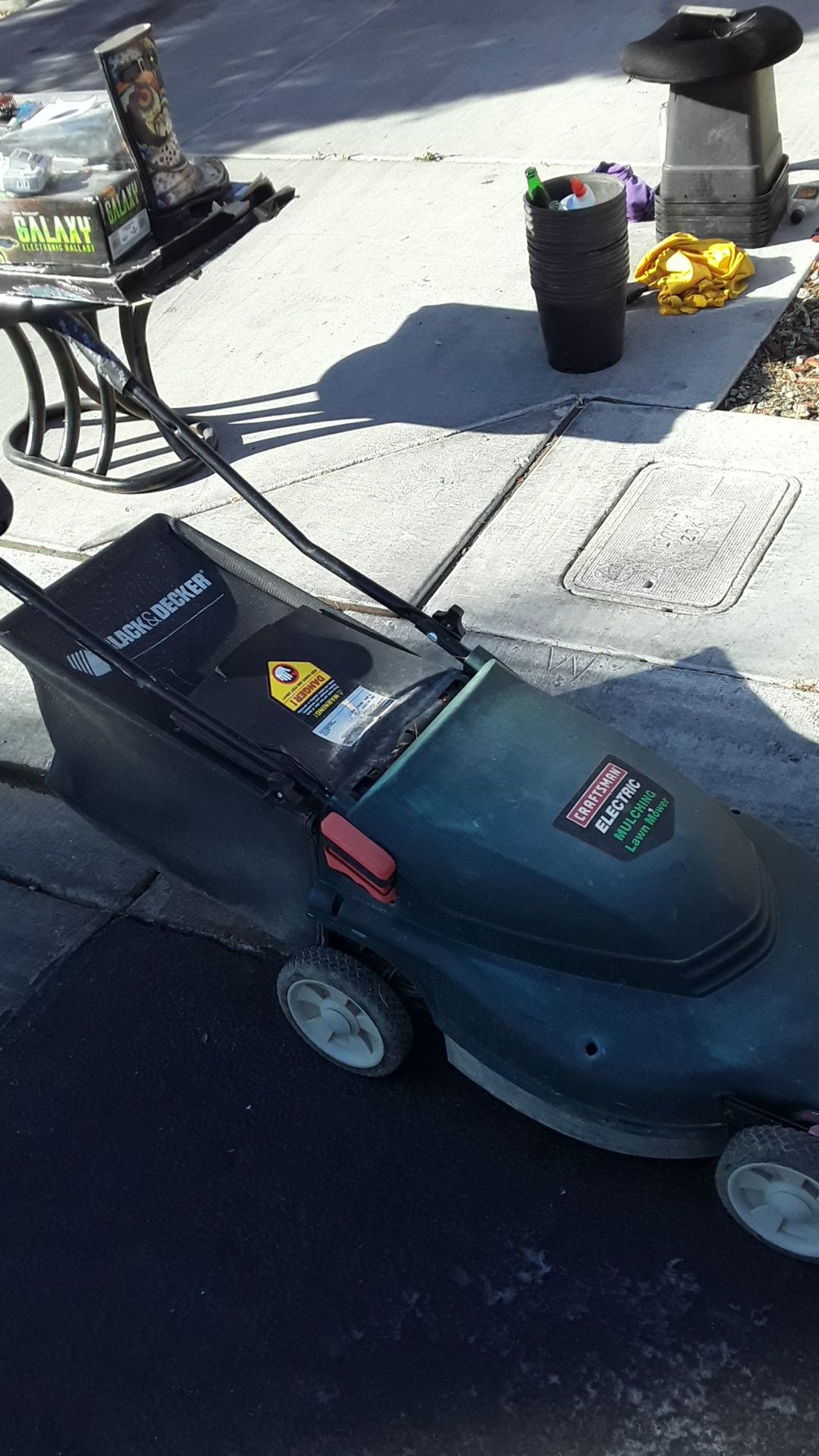 Craftsman electric lawn mower and mulching
