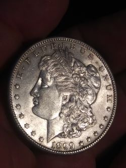 1899o choice BU SILVER Morgan dollar