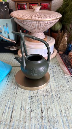 Chinese Yixing Zisha  - green Bamboo colored