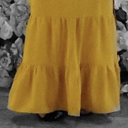Yellow Palazzos pants sheer
