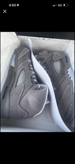 Air Jordan 5 Retro Wolf Gray Size 7 brand new $250 Obo
