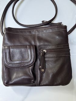 gorgeous Tignanello dark brown crossbody bag