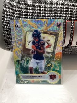 Luther Burden III Chicago Bears RC Trading Card 344/425 Topps Resurgence Voltaic
