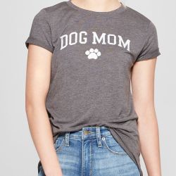 Modern Lux Dog Mom Short Sleeve Graphic T-Shirt  tee top  Size Medium women's M