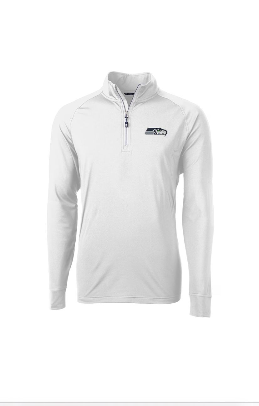 Men’s Seahawks Quarterzip Sweatshirt L