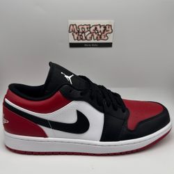 Jordan 1 Low Bred Toe Sz. 10