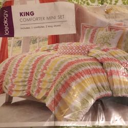 Ideology comforter set  new packe high quilety